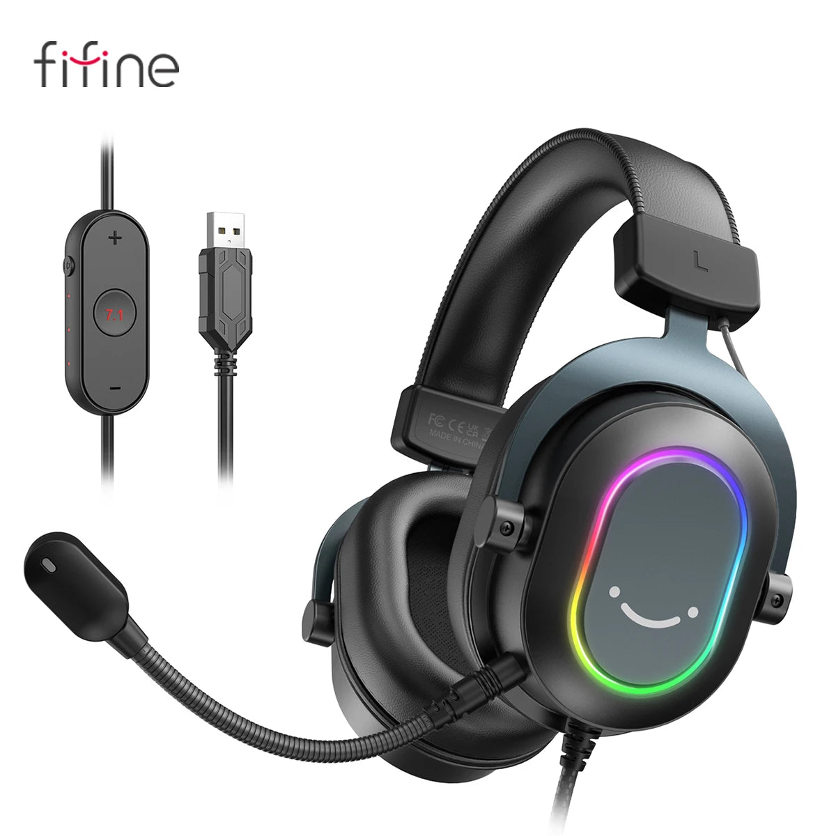 Fifine Dynamic Headset 7.1 Surround Sound