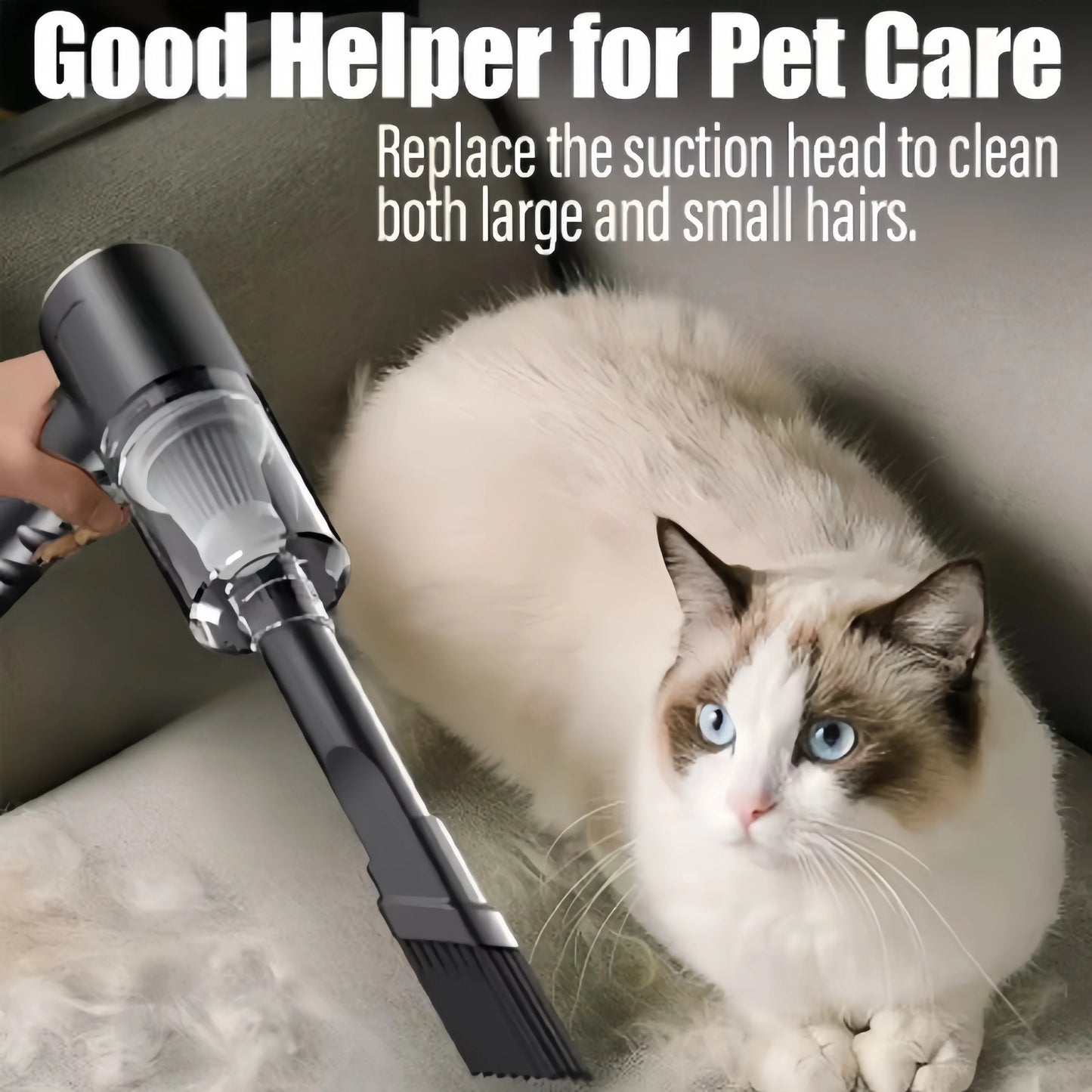 Handheld Wireless Vacuum Cleaner - Dry & Wet Use